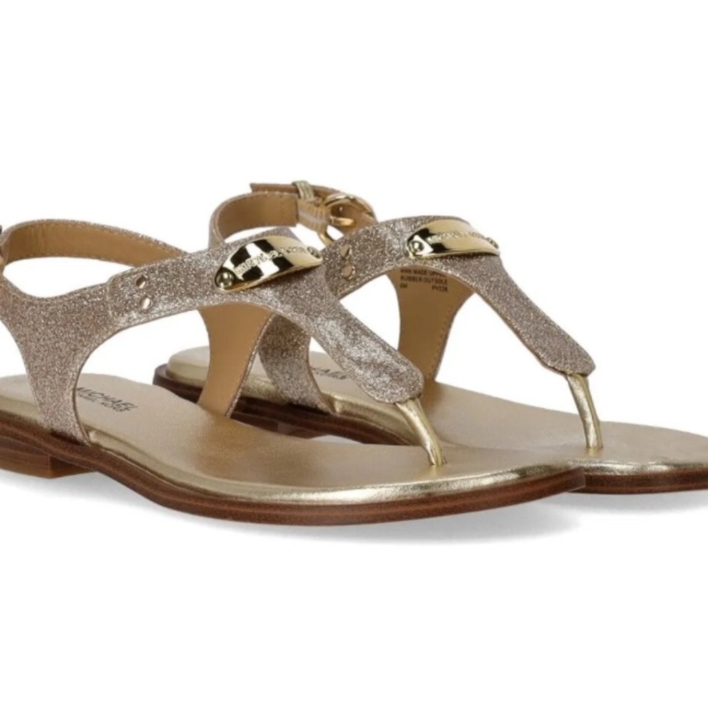 Michael Kors Gold Sparkle Sandals